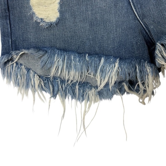 Show Us Your MuMu Wyoming High waisted Frayed Hem Women Shorts. Size 26 - Picture 7 of 12